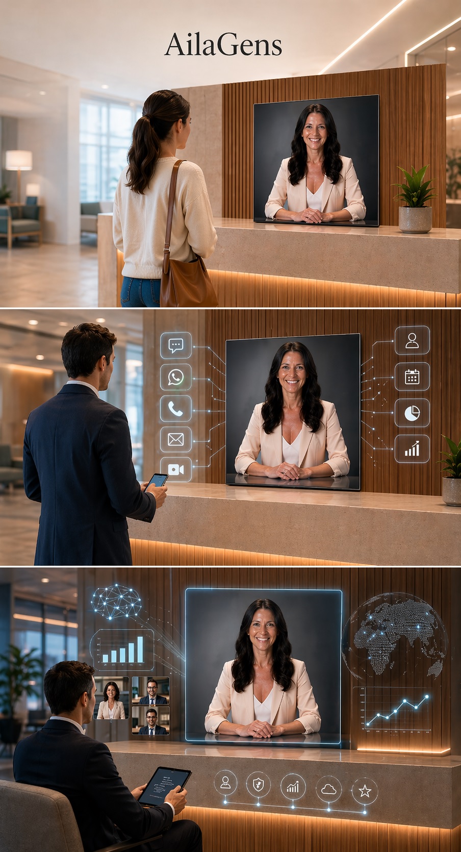 Imagem comparativa dos planos da AilaGens